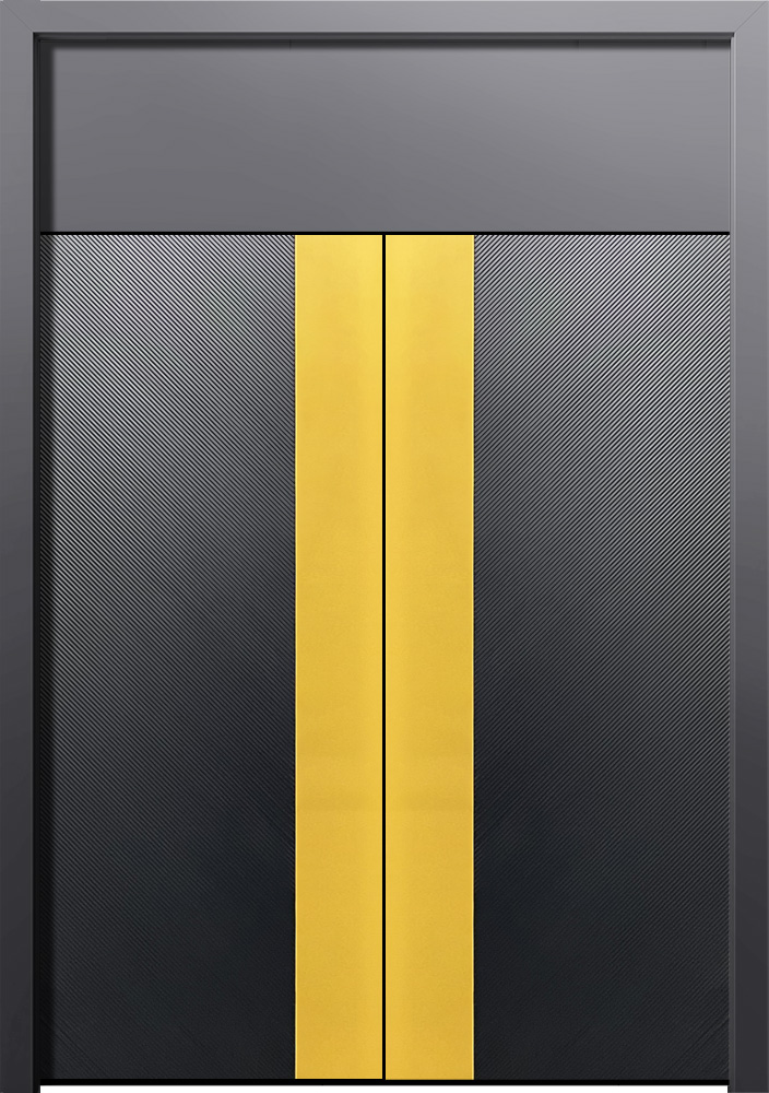 Эмаль с фрезеровкой Ral 9005 Combo 06 ДСФ